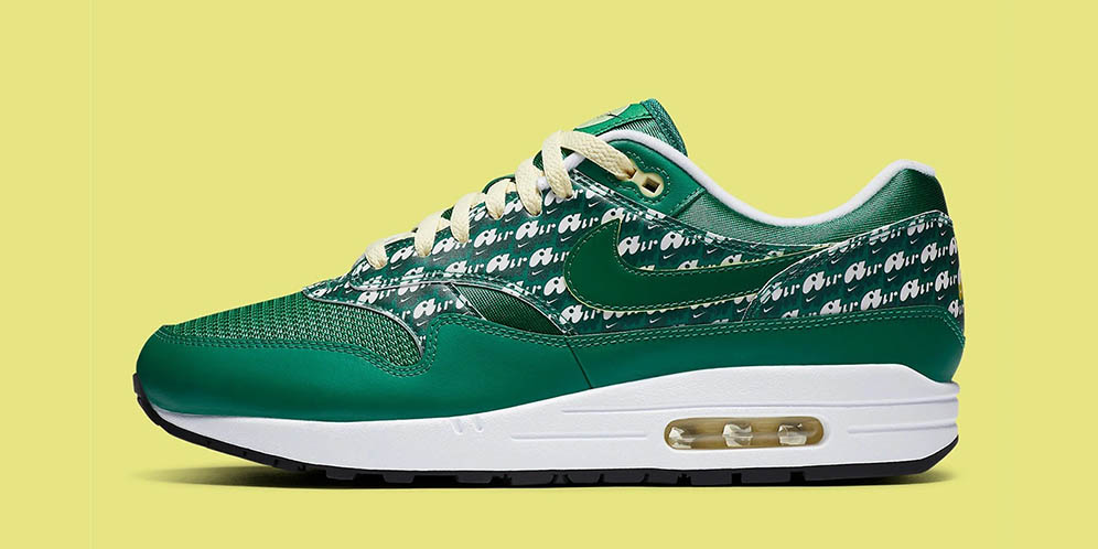 Tampilan Segar Nike Air Max 1 Powerwall Limeade